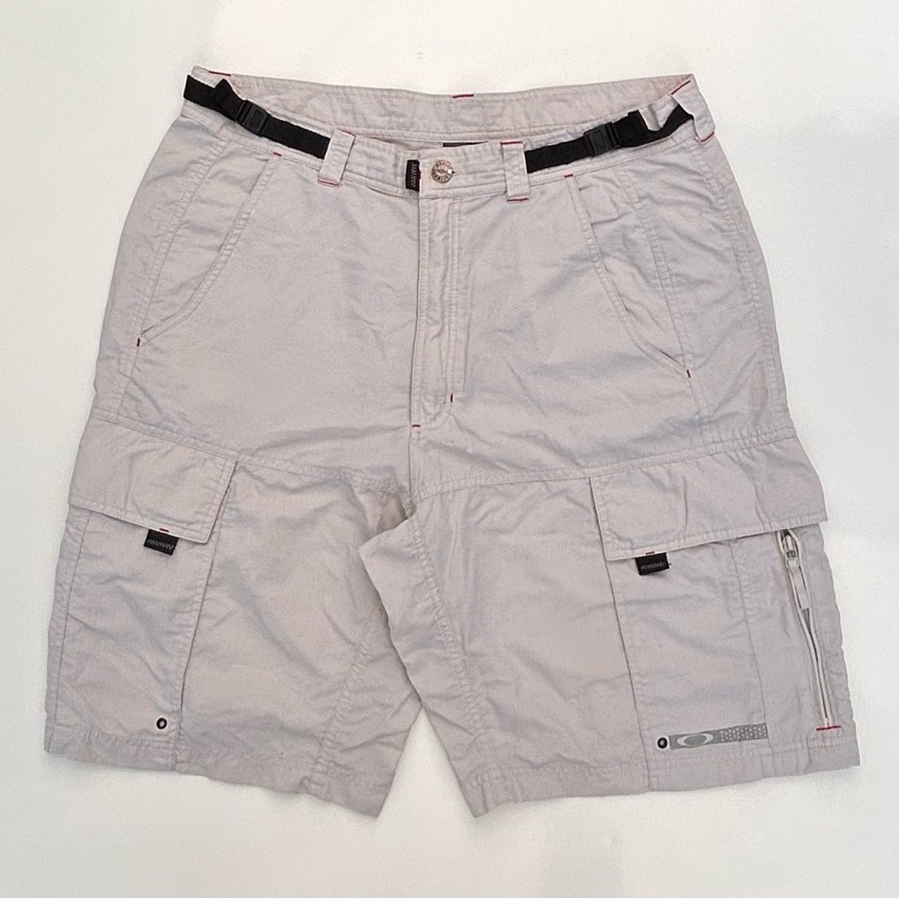 Vintage Oakley Oakley Software Mountain Hiking Climbing Belt Cargo Shorts 3M XL